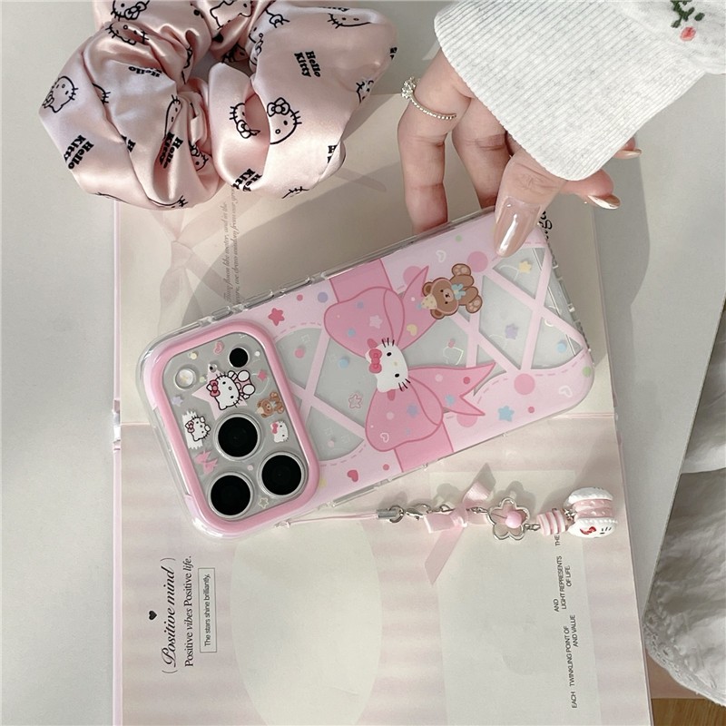IPhone 17 Pro max kitty họa tiết chất liệu TPU xử lý IMD Vỏ điện thoại
