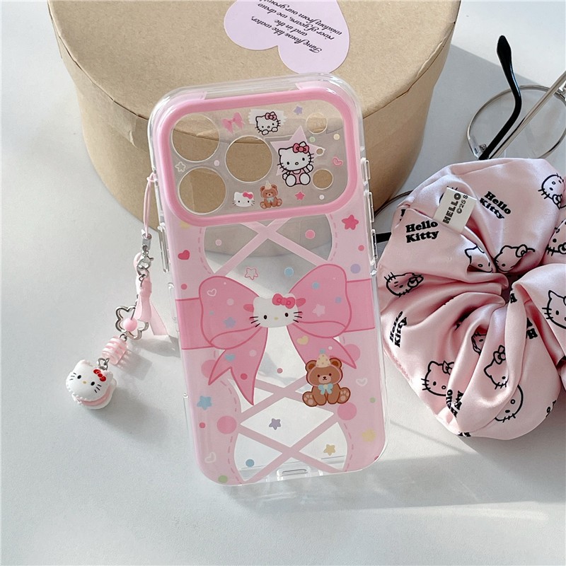 IPhone 17 Pro max kitty họa tiết chất liệu TPU xử lý IMD Vỏ điện thoại