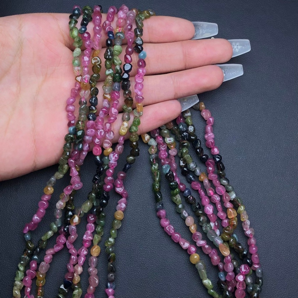 Vòng tay Tourmaline tự nhiên cao cấp nhiều vòng - May mắn và năng lượng tích cực