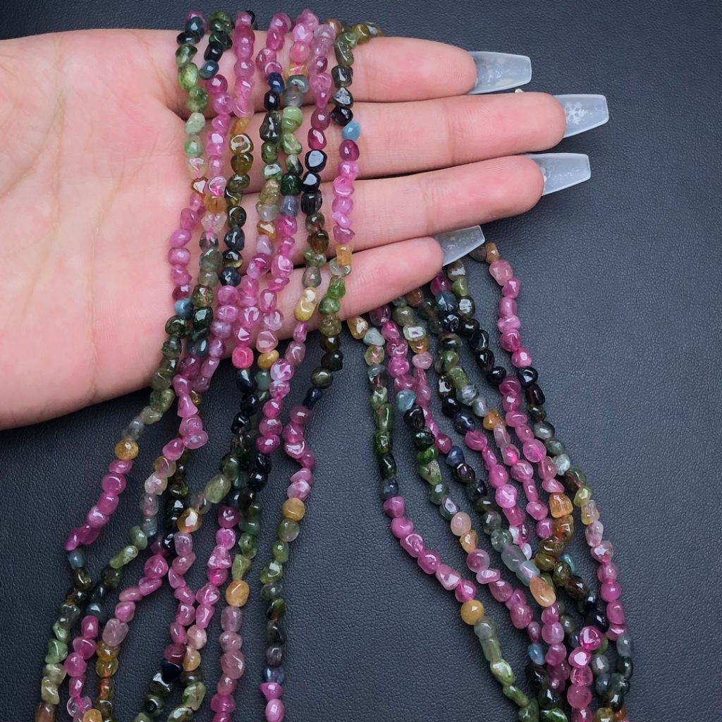 Vòng tay Tourmaline tự nhiên cao cấp nhiều vòng - May mắn và năng lượng tích cực