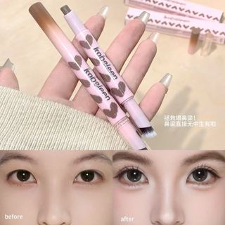 Thỏi Kem Tạo Khối Kèm Cọ Tán kobeleen - Lâu trôi, chống thấm nước & chống nhòe, Sắc tố tự nhiên, Công thức mịn màng & không đổ C677