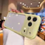 Ốp lưng cứng có màng ống kính / acrylic trong suốt tương thích cho iPhone 13 pro max 14 pro max 15 pro max 16 pro max 17pro max