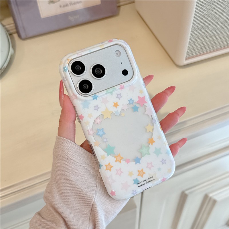 IPhone 17 Pro Max Stars họa tiết chất liệu TPU IMD craft Vỏ điện thoại in hai lớp
