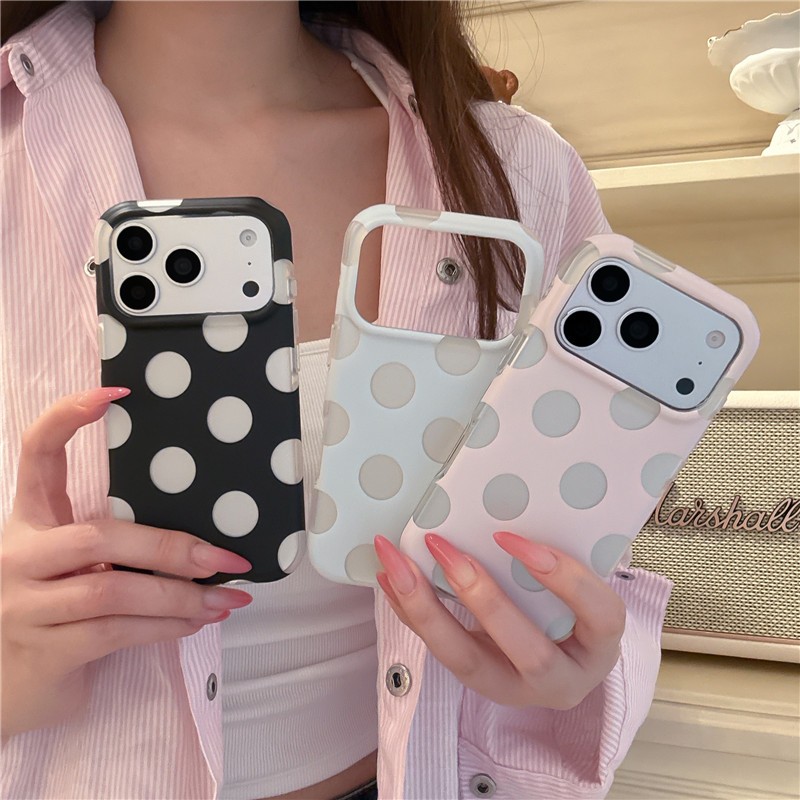 IPhone 17 Pro Max Dot họa tiết Chất liệu TPU IMD craft Vỏ điện thoại in hai lớp