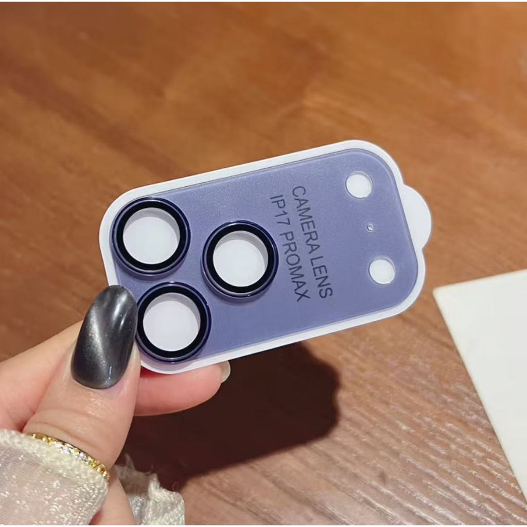 Kính dán camera iPhone 17 Pro Max siêu mỏng 0.15mm, không chói ảnh không méo hình