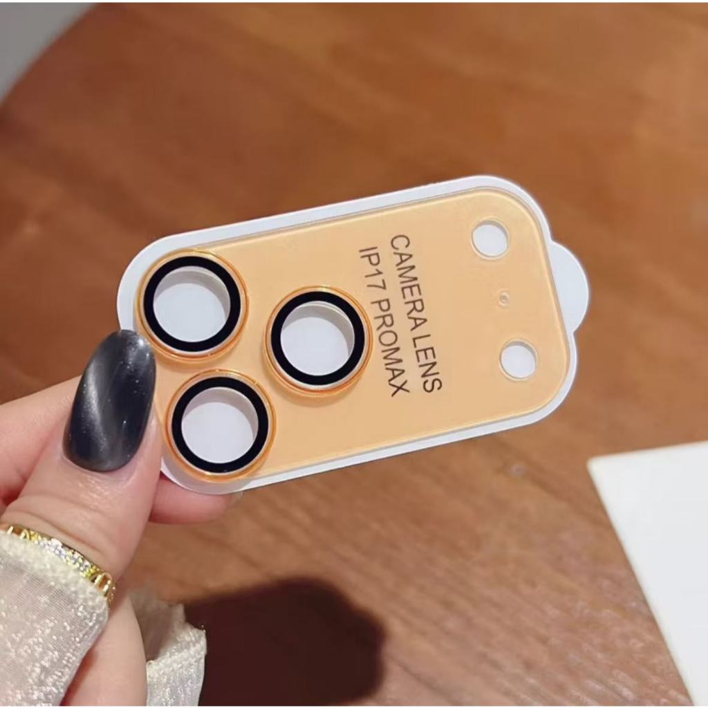 Kính dán camera iPhone 17 Pro Max siêu mỏng 0.15mm, không chói ảnh không méo hình