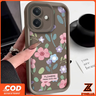 Ốp lưng cho OPPO Ren 15F Reno 14F Reno14 Pro Reno13 F Reno12F Reno11F Reno8T Reno8Z Reno7Z Reno8 Reno7 Reno5 Reno4 Ốp điện thoại TPU chống sốc hoa tươi và nhẹ nhàng