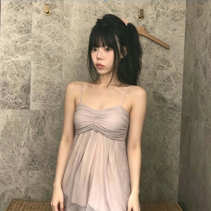 Clothing Lưới Thoáng Mát Nữ Mùa Hè Phong Cách Y2K