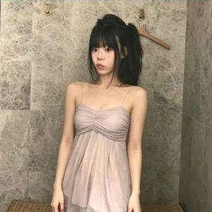 Clothing Lưới Thoáng Mát Nữ Mùa Hè Phong Cách Y2K