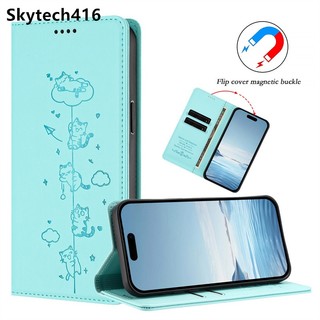 Kẹp Từ Tính Flip Cover Cho Sony Xperia 1 5 10 IV V VI VII VIII 2023 2024 5G Silicon Mềm TPU Full Edge Chống Rơi Bảo Vệ Thẻ Đứng