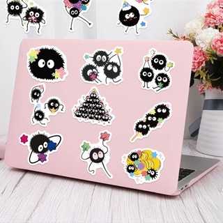 54 Chiếc Soot Sprites Dễ Thương Yêu Tinh Hoạt Hình Miếng Dán DIY Hành Lý Laptop Điện Thoại Đàn Guitar Xe Hơi Miếng Dán Đồ Chơi Trẻ Em