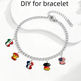 Mặt Dây Chuyền Cờ Quốc Gia Tùy Chỉnh - Quà Tặng Handmade Cho Thú Cưng Hoặc Người Yêu