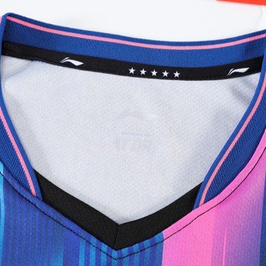 Tay ngắn cầu lông Li Ning, áo thi đấu bóng bàn, đồng phục bóng chuyền khô nhanh nam và nữ