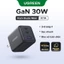 Bộ sạc USB C UGREEN 30W Nexode GaN PPS Khối sạc tường nhanh gọn Bộ chuyển đổi nguồn USB-C cho iPhone 16 Pro Max / 15 / 14 / 13 Galaxy S25 S24 Ultra / S23 (Đen)