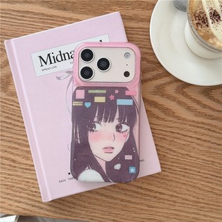 IPhone 17 Pro Max Phim hoạt hình bé gái chất liệu TPU IMD craft Vỏ điện thoại in hai lớp