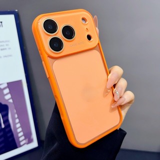 Ốp điện thoại mặt sau acrylic trong suốt cao cửa sổ lớn phù hợp cho iPhone 13 14 15 16 17 Pro Max bao gồm tất cả các ống kính bao gồm vỏ silicon chống rơi