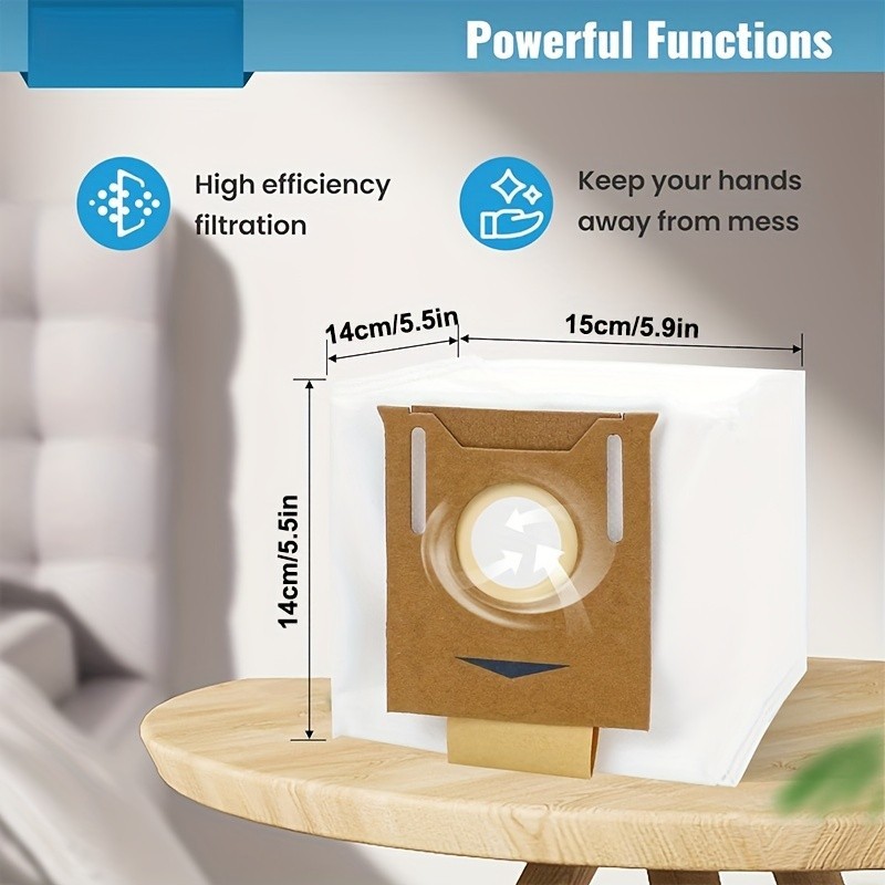 Túi Đựng Bụi Cho ECOVACS DEEBOT OZMO T8 AIVI DX93 DDX96 T9 AIVI N8 Pro Plus N8 Pro Phụ Kiện Máy Hút Bụi