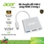 Acer Hub Bộ chuyển đổi USB C TypeC sang HDMI 3 trong 1 Hub USB C 4K với cổng PD & USB 3.0 100W Tương thích với MacBook Laptop Acer PC UC303