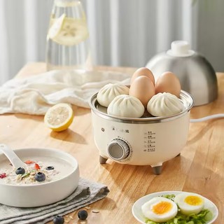 Máy hấp trứng điện 360W hẹn giờ, máy hấp đa năng tự động cho gia đình