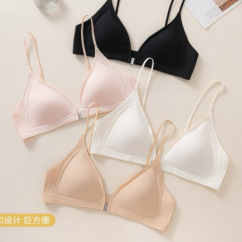 Quần Lót Liền Mạch Nữ Ngực Nhỏ Tập Hợp Áo Ngực Ren Gợi Cảm