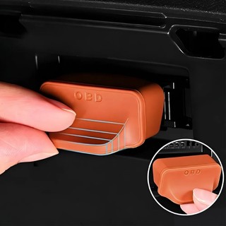 Đa Năng Ô Tô Silicon Obd Bụi Che Giao Diện Chẩn Đoán Obd Vỏ Bảo Vệ Nội Thất Viền Phụ Kiện Xe Hơi