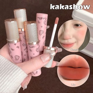 Son Lì KAKASHOW - Lâu trôi & Sắc tố cao, Chống thấm nước & Chịu chuyển, Môi & Cheek Tự Nhiên Phong Cách Hàn Quốc Trang Điểm Kép C684