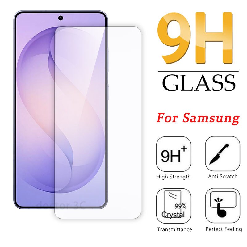 Kính cường lực bảo vệ toàn màn hình cho Samsung ss Galaxy S25 Edge S24 S23 S22 S21 S20 FE Plus Pro Note 20 S23+ S22+ S21+ 4G 5G 2025