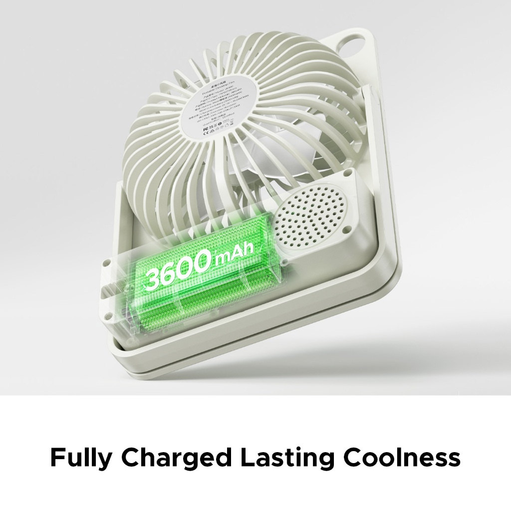 ORICO - Quạt để bàn có thể sạc lại DoFan Quạt bàn di động Mini Sạc USB Im lặng Gió mạnh Kipas Meja Boleh Cas dành cho học sinh văn phòng (dFAN)