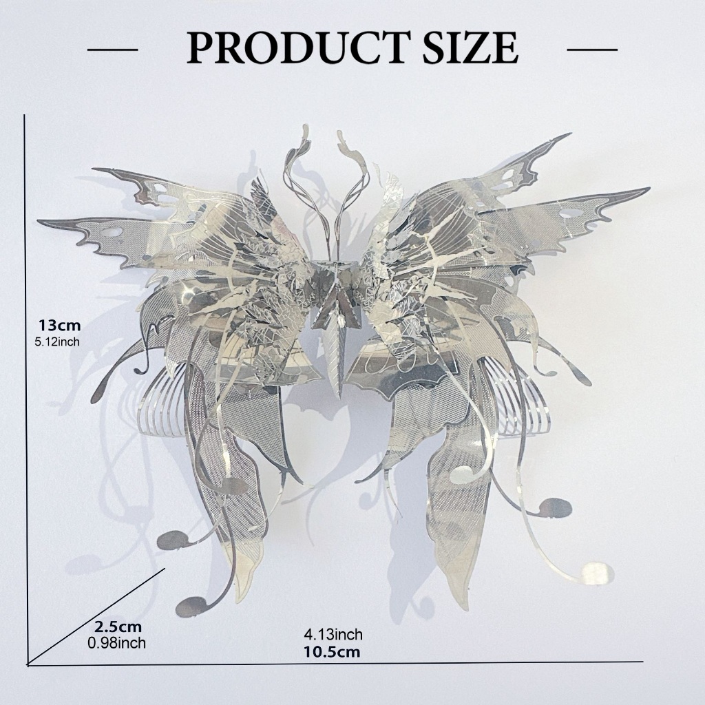 Gamchiano 3D Kim Loại Xếp Hình Bộ Mô Hình Kim Loại Trang Trí Phòng Brain Teaser Sưu Tập Thủ Công Mới Lạ Sáng Tạo Cho Người Lớn Làm Quà Tặng Sinh Nhật