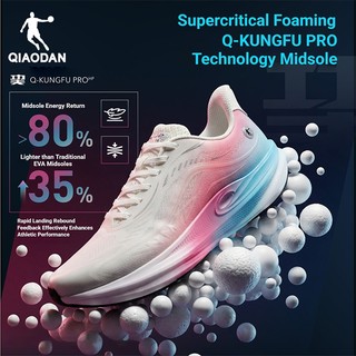 Giày chạy bộ Qiaodan WIND 4TR - Mềm mại, ổn định cho tập luyện hàng ngày
