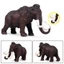 Mô phỏng thế giới động vật hoang dã Mô hình voi Mammoth Mô hình đồ chơi trẻ em Trang trí