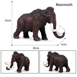 Mô phỏng thế giới động vật hoang dã Mô hình voi Mammoth Mô hình đồ chơi trẻ em Trang trí