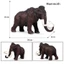 Mô phỏng thế giới động vật hoang dã Mô hình voi Mammoth Mô hình đồ chơi trẻ em Trang trí