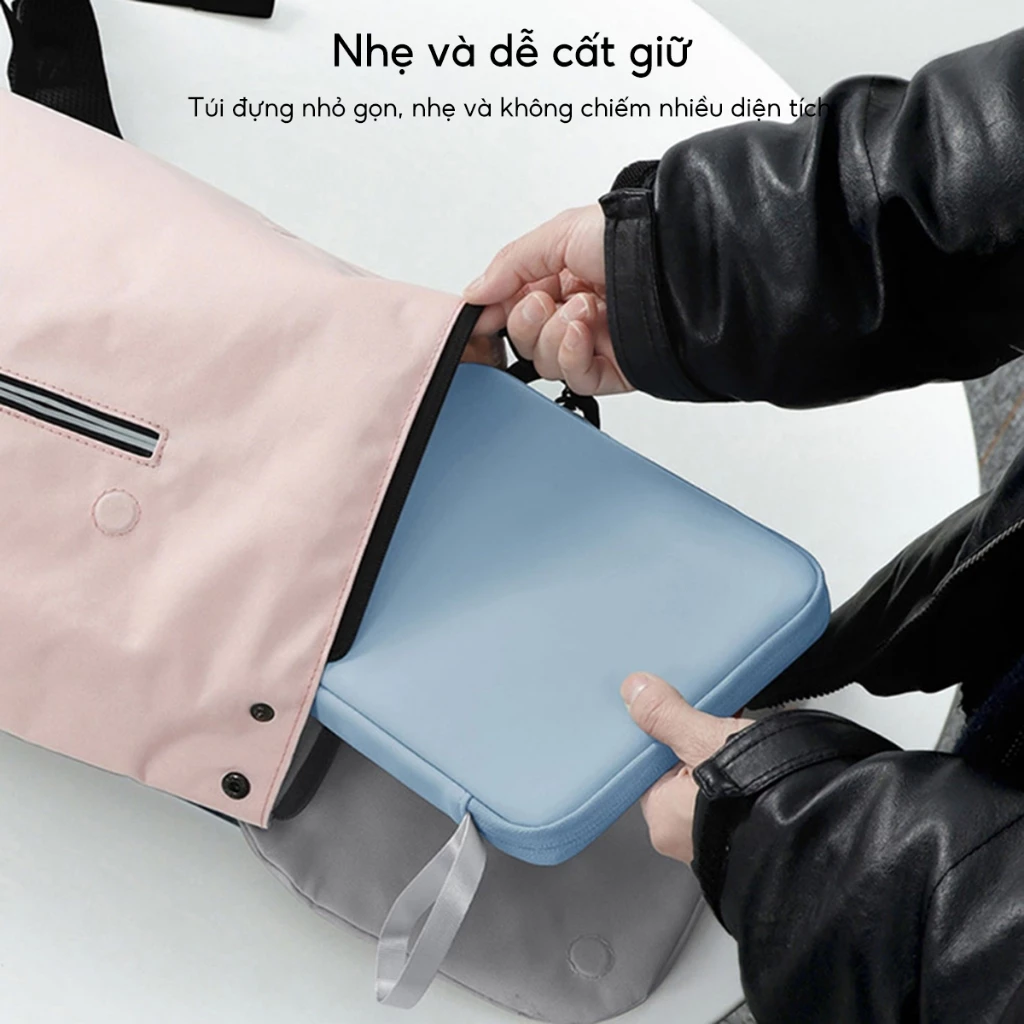 TBTIC Cho iPad Túi Đựng Túi Chống Thấm Nước Máy Tính Bảng Túi Bảo Quản Di Động 10.9 12.9 inch Nhiều Tay Xách Cho Samsung Tablet