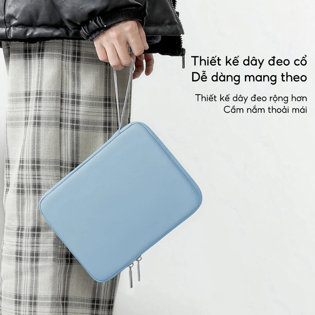 TBTIC Cho iPad Túi Đựng Túi Chống Thấm Nước Máy Tính Bảng Túi Bảo Quản Di Động 10.9 12.9 inch Nhiều Tay Xách Cho Samsung Tablet