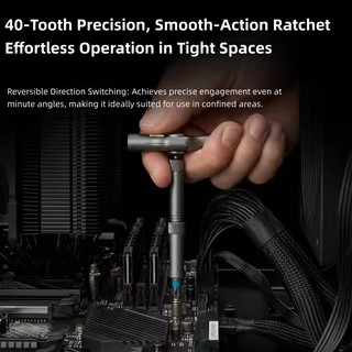 Bộ tuốc nơ vít Ratchet từ tính ATUMAN Bộ tuốc nơ vít có tay cầm 24 / 38 trong 1 T với mũi thép S2 để sửa chữa hàng ngày tại nhà