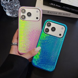 Ốp điện thoại da họa tiết da rắn nhiều màu sắc sang trọng Thích hợp cho iPhone 11 12 13 14 15 16 17 Pro Max