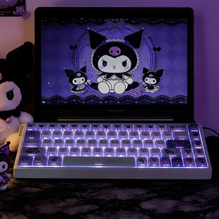 Kuromi Side Shine Through Keycaps PBT Dye-sub Cherry Profile Keycap Custom Keycaps Tương thích với Cherry Gateron MX Switch