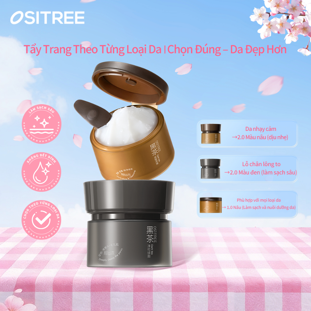 [LIVE] OSITREE Sap Tay Trang 120ml Lam Sach Sau Kiem Dau Nhu Hoa Nhanh Cho Da Nhay Cam