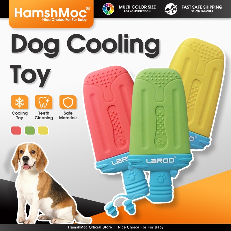 HamshMoc Chó Làm Mát Đồ Chơi Thú Cưng Răng Hàm Nhai Đóng Băng Đồ Chơi Chó Freezable Nhai Đồ Chơi Đá Miếng Dán Cho Chó Nhỏ Vừa