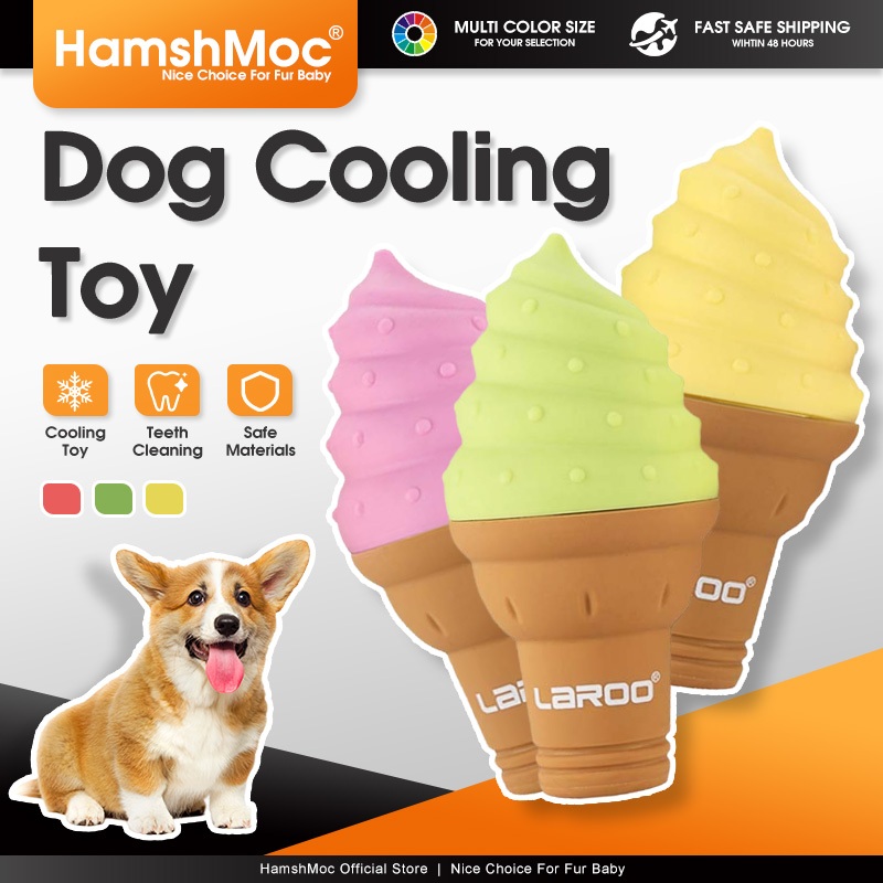 HamshMoc Chó Làm Mát Đồ Chơi Thú Cưng Răng Hàm Nhai Đóng Băng Đồ Chơi Chó Freezable Nhai Đồ Chơi Đá Miếng Dán Cho Chó Nhỏ Vừa