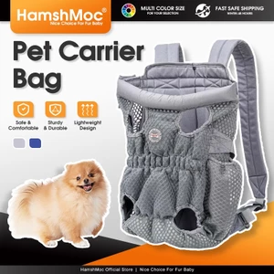 HamshMoc Thú Cưng Carrier Ba Lô Thú Cưng Mặt Trước Mèo Chó Túi Du Lịch Chân Ra Đi Du Lịch Đi Bộ Đường Dài Cho Chó Nhỏ Mèo Chó Con