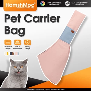 HamshMoc Cat Dog Sling Carrier Hands Free Pet Vai Trước Ba Lô Có Thể Điều Chỉnh Thoải Mái Túi Cho Chó Con Du Lịch