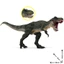 Mô phỏng tĩnh mô hình khủng long kỷ Jura đi bộ Tyrannosaurus rex đồ chơi khủng long rắn động vật hoang dã mô hình nhựa