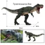 Mô phỏng tĩnh mô hình khủng long kỷ Jura đi bộ Tyrannosaurus rex đồ chơi khủng long rắn động vật hoang dã mô hình nhựa
