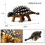 Ankylosaurus Mô Phỏng Khủng Long Kỷ Jura Mô Hình Tĩnh Chắc Chắn Ankylosaurus Trẻ Em Khủng Long Đồ Chơi Động Vật Tượng Nhỏ