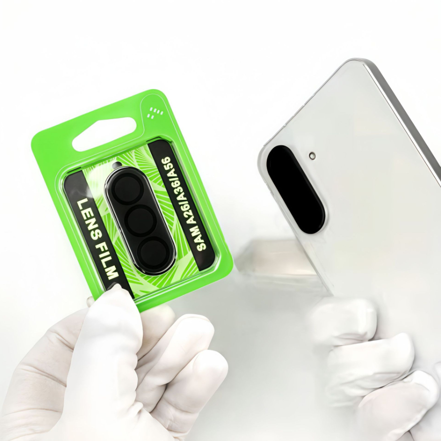 Bảo vệ ống kính máy ảnh cho Samsung A14 A24 A34 - Vòng kim loại riêng biệt | Chống trầy xước 9H | Bảo vệ trong suốt HD