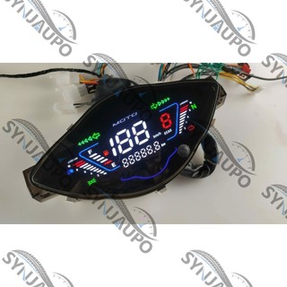 Đồng hồ tốc độ LED chính hãng đầy đủ chức năng cho sóng 50-100-110cc