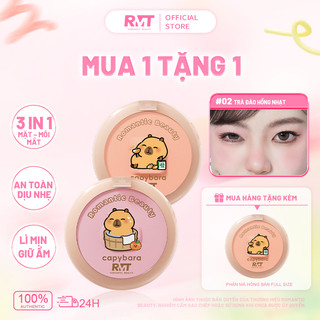 [Mua 1 Tặng 1] Bảng Phấn má hồng nhiều màu sắc làm đẹp lãng mạn Bichon Blush 3.8g