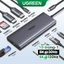 Ugreen Revodok Pro 210 Docking Station 10 trong 1 USB C Dock Dual HDMI 4K @ 60Hz Đơn 8K @ 30Hz 100W PD 5Gbps USB C và USB A Cổng dữ liệu Gigabit Ethernet, Đầu đọc thẻ SD / TF Tương thích f